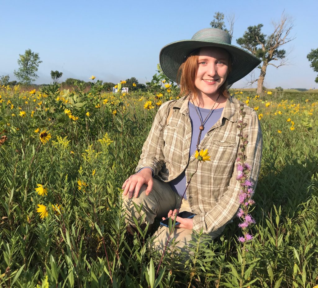 Lea Richardson in Minnesota prairie